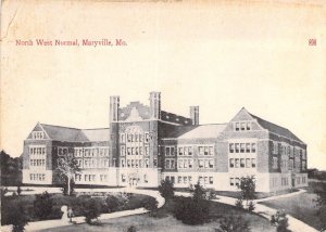 c.1912, North West Normal School , Maryville,MO, pmk Barnard,  Old Postcard
