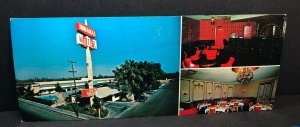 Vintage Postcard Bonanza Inn Motel Yuba City 1960s California Oversize 