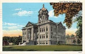 c1940 Brown County Court House Aberdeen South Dakota SD P440 