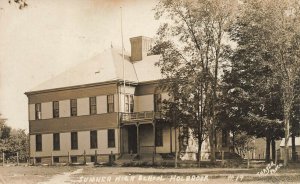 Holbrook MA Sumner High School A Thayer Photo Real Photo Postcard