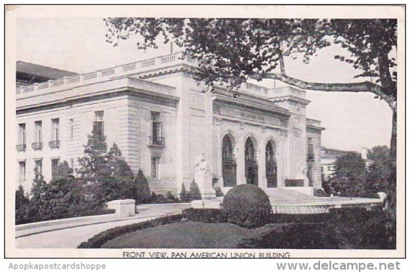 Front View Pan American Union Building Washington DC