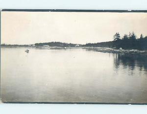 1913 rppc WATER VIEW Lookout Maine ME HM2475