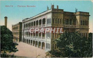 Postcard Old Barracks Floriana Malta