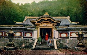 Japan Japanese Temple With Priests