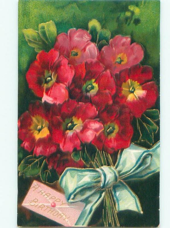 Divided-Back BEAUTIFUL FLOWERS SCENE Great Postcard AA3779