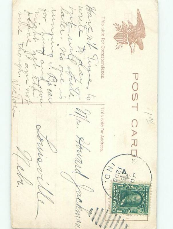 Divided-Back HORSE SCENE Great Postcard AA9432