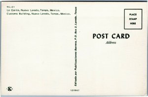 Mexico postcard - Customs Building, Nuevo Laredo, Tamaulipus