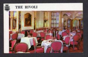 Interior RIVOLI Restaurant HAMBURGO MEXICO Postcard PC