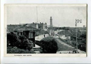 3151616 England PLYMOUTH Hoe Slopes LIGHTHOUSE Vintage PC