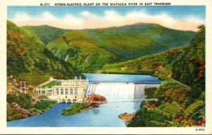 Tennessee Hydro-Electric Plant and Dam and The Watauga River
