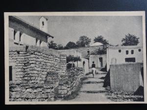 Netherlands NIJMEGEN H Landstichting interesting stamp mark reverse Old Postcard