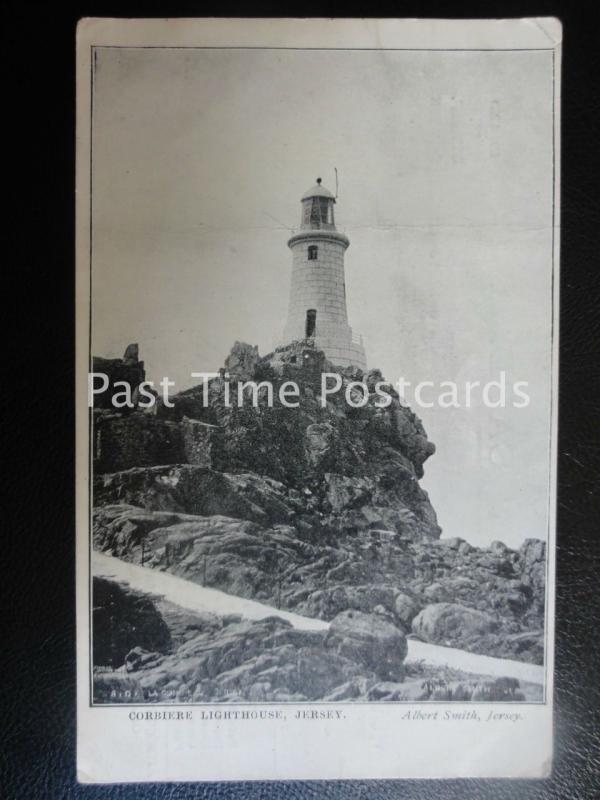 Old PC Corbiere Lighthouse JERSEY - Albery Smith - ADVERT: HOTEL DE L'EUROPE 