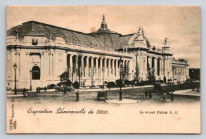 Paris  France  Expo of 1900   Grand Palace   Postcard