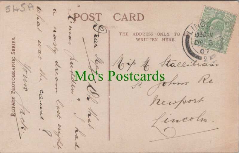 Genealogy Postcard - Family History - Stallibrase - Newport - Lincoln    545A