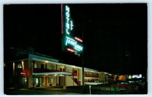 2 Postcards MEMPHIS, Tennessee TN ~Night/Day TRAVELODGE Downtown Roadside Motel