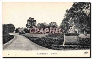 Old Postcard Compiegne Park