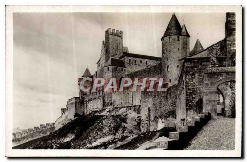 Postcard Old Cite Carcassonne Porte d'Aude