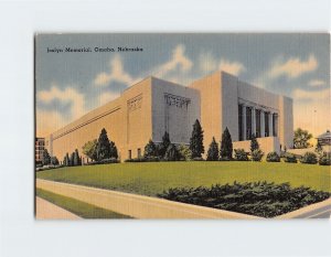 Postcard Joslyn Memorial Art Museum Omaha Nebraska