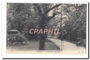  troyes Vintage Postcard Garden of Chevreuse