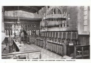 Warwickshire Postcard -Warwick,Chapel of St James,Lord Leycester Hospital 3102A