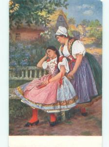 Divided-Back CHILDREN SCENE Great Postcard AA6195