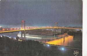 BF14166 bordeaux le pont d aquatine la nuit france front/back image