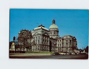 Postcard Indiana State House, Indianapolis, Indiana