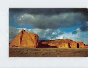 Postcard Storm Clouds Over The Red Rocks At Gallup, New Mexico