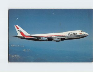 Postcard Wardair Canada (1975) Ltd. Boeing 747