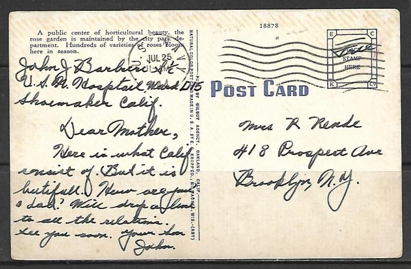 California, Oakland - Rose Garden - [CA-097]