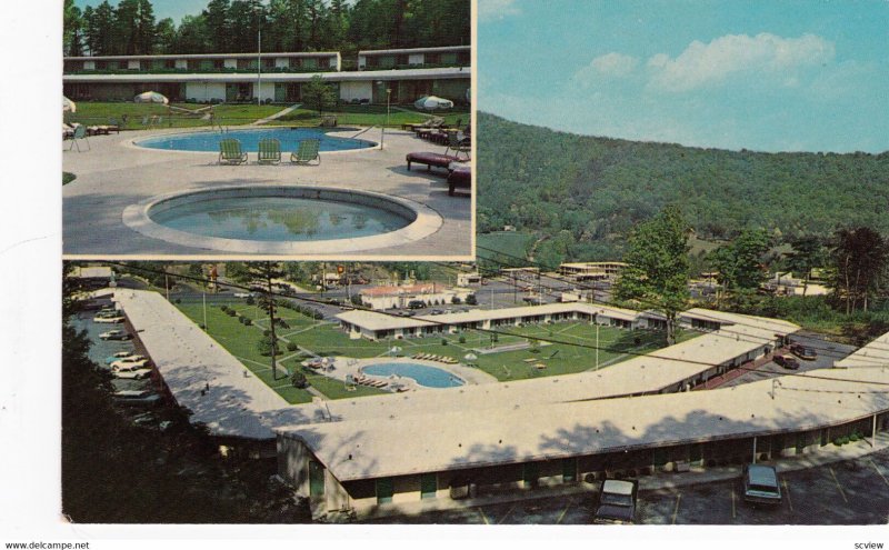 ASHEVILLE, North Carolina, 50-70s, 2-Views, Howard Johnson's Motor Lodge