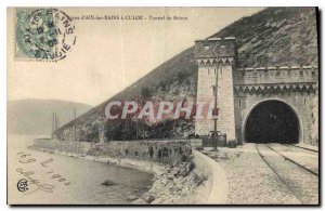 Postcard Old Line Aix les Bains Culoz Tunnel Brison