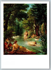 Eugene Delacroix  Bathers    Postcard