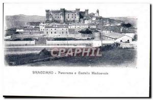 Italy - Italy - lazio - Bracciano - Panorama e Castello Medoevale- Old Postcard
