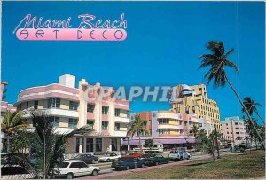 Postcard Modern Art Decco Miami Beach