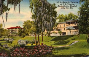 Florida Lake City U S Veterans Adminstration Hospital Grounds Curteich