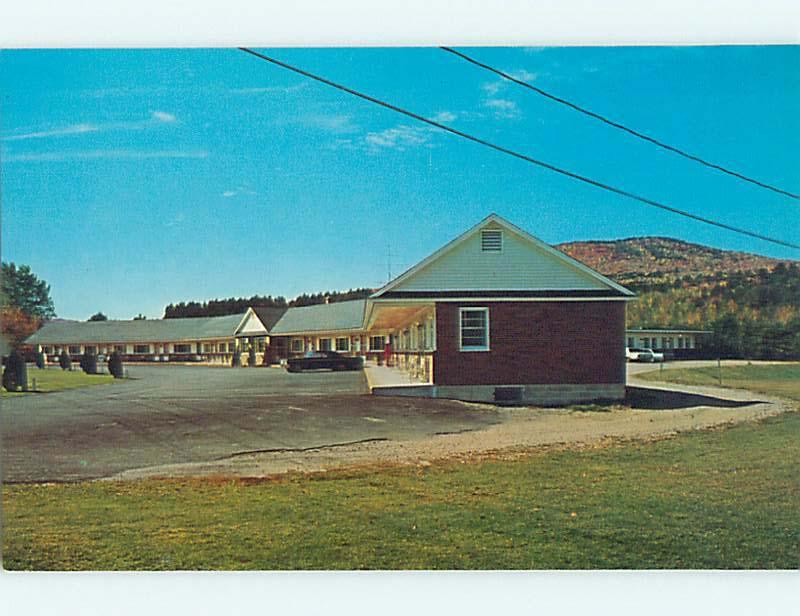 Unused Pre-1980 OLD CARS & LINNELL MOTEL Rumford Maine ME u2101