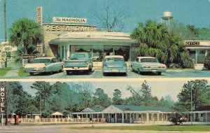 Hardeeville South Carolina The Magnolia Restaurant and Motel Postcard AA37652