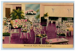 1948 Monmouth Park's Parterre Lounge Oceanport New Jersey NJ Postcard
