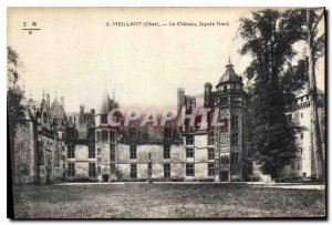 Old Postcard Meillant Cher Chateau North Facade