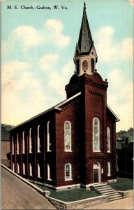 Methodist Episcopal Church, Grafton WV c1916 Vintage Postcard N41