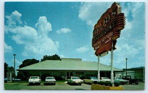 MOBILE, AL Alabama ~ MALBIS MOTEL & Restaurant  c1960s  Cars Roadside Postcard