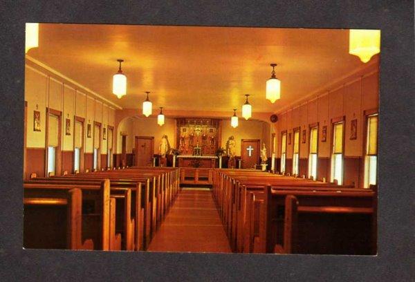 ME Marie Joseph Academy Chapel Religious Nuns Biddeford Pool Maine Postcard