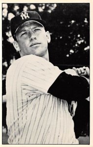 Mickey Mantle Baseball Player View Postcard Backing 