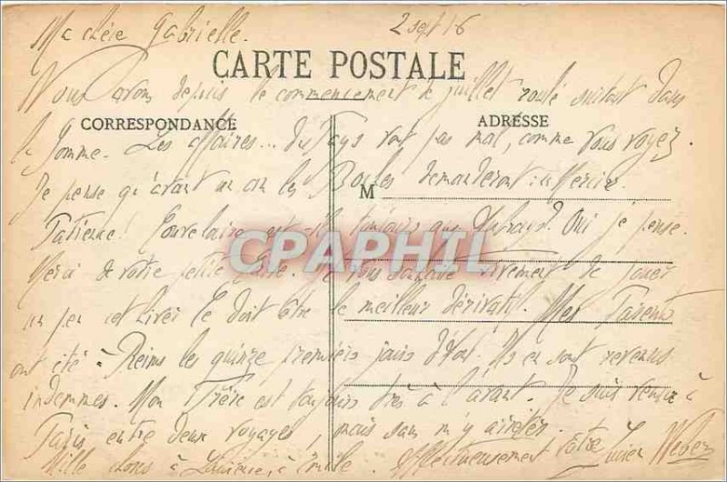 Old Postcard Amiens Vue Generale