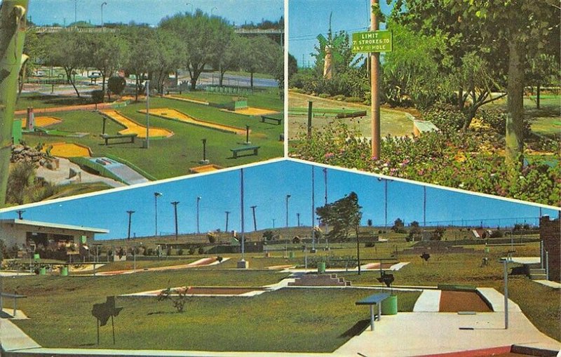 San Angelo TX Texas Putting Courses Postcard