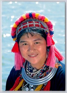 The Kucong People Pretty Young Woman China Postcard H41