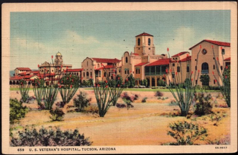 Arizona TUCSON U.S. Veteran's Hospital - pm1937 - LINEN
