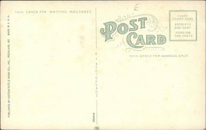 Owls Head ME Lighthouse & Building c1910 Postcard