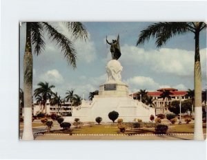 Postcard The Statue of Vasco Núñez de Balboa, Panama City, Panama